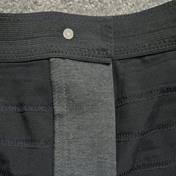Chico's So Slimming Peyton Heather Gray Ponte Knit Slim Leg Pant Capsule Preppy - Picture 9 of 10